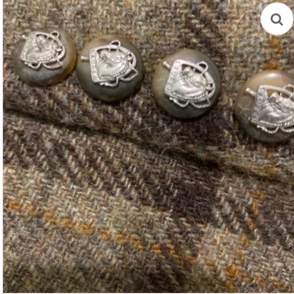 Vintage Ralph Lauren Signature blazer Brown Plaid size 8 women’s 100%wool - Picture 4 of 14